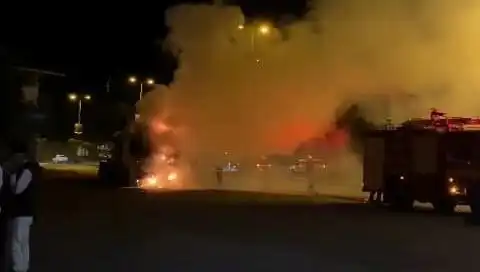 Zonguldak’ta Seyir Halindeki TIR’da Korkutan Yangın Patlak Verdi!