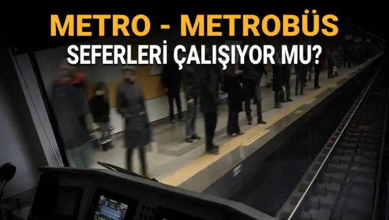 İstanbul Ulaşımında Bugün Neler Oluyor? Metrobüs ve Metro Durumu