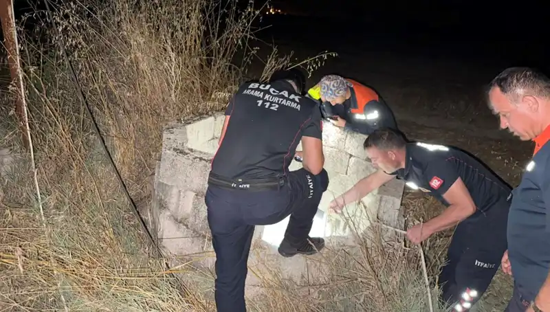 Burdur’da Kuyuya Düşen Kediyi İtfaiye Ekipleri Kurtardı!