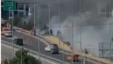 Anadolu Otoyolu'nda Sigara İzmariti ile Korku Dolu Yangın Alarmı